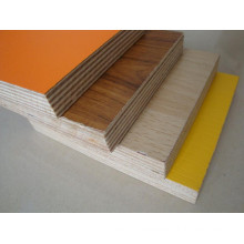 18mm melamine plywood with wood grain / solid color